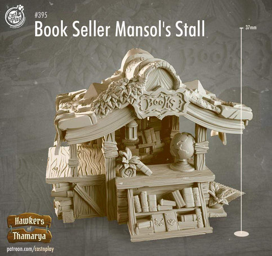 Book Seller Mansol's Stall - GameWorkCreate LLC