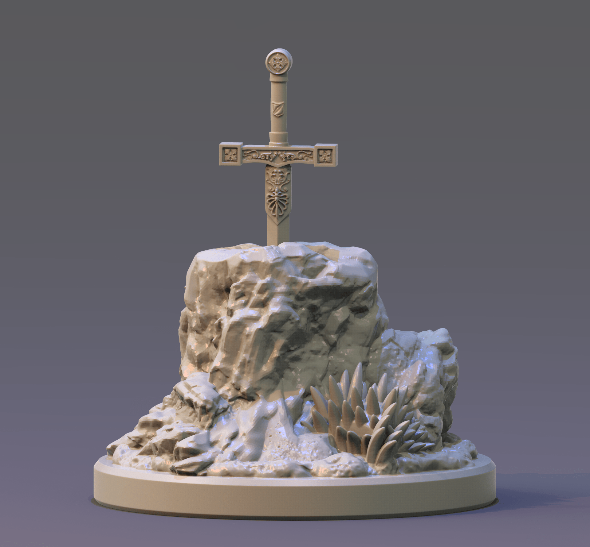 Excalibur Clay Cyanide, Resin Miniature, The Legends of King Arthur
