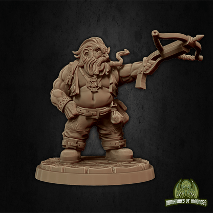 Little Bolin Longlook Hold My Dwarf, Resin Miniature