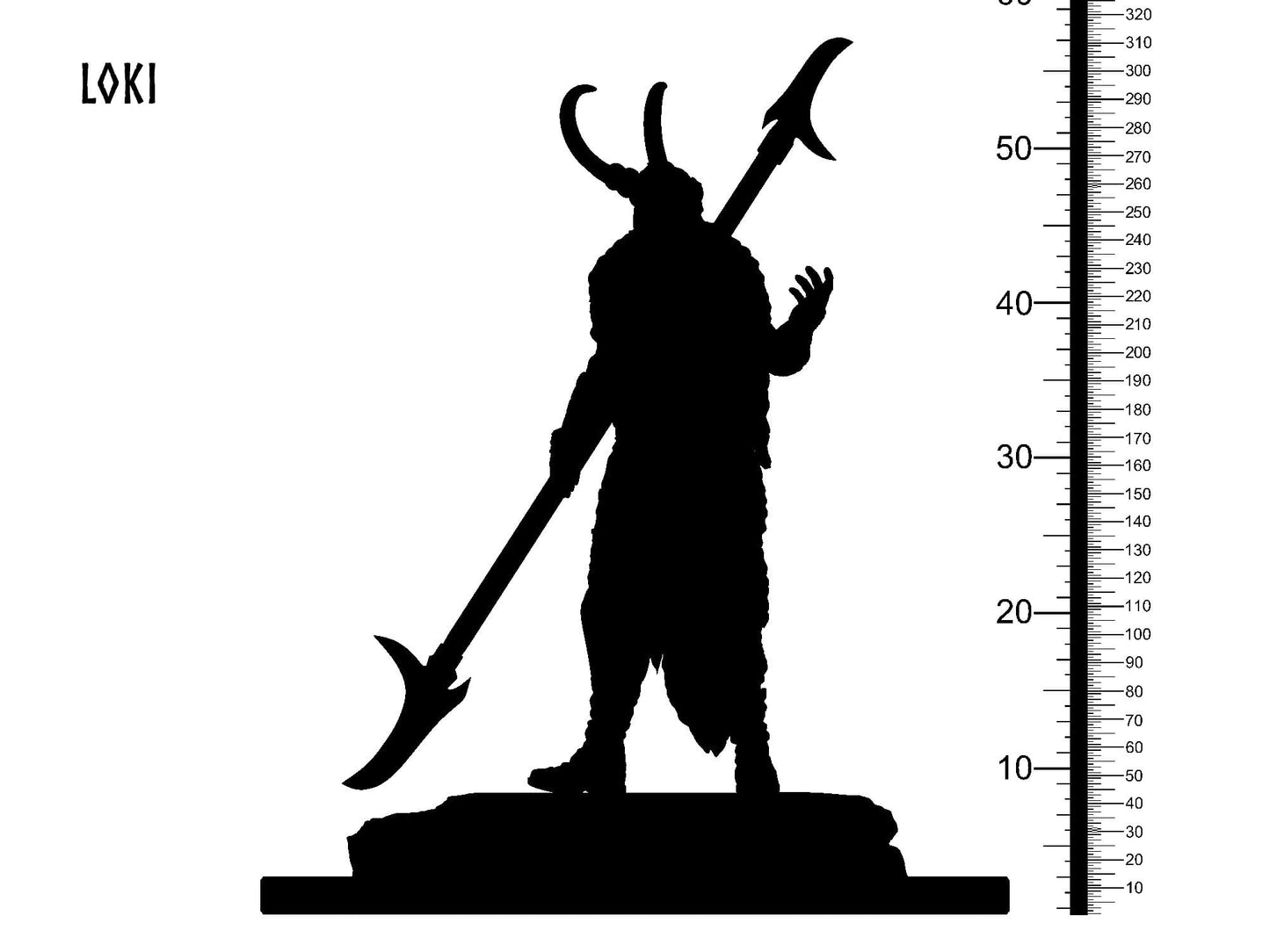 LOKI Clay Cyanide, Norse Mythology, Resin Miniature