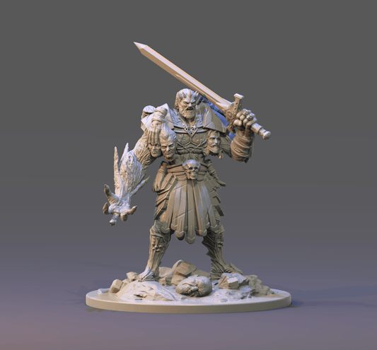 Mordred Clay Cyanide, Resin Miniature, The Legends of King Arthur