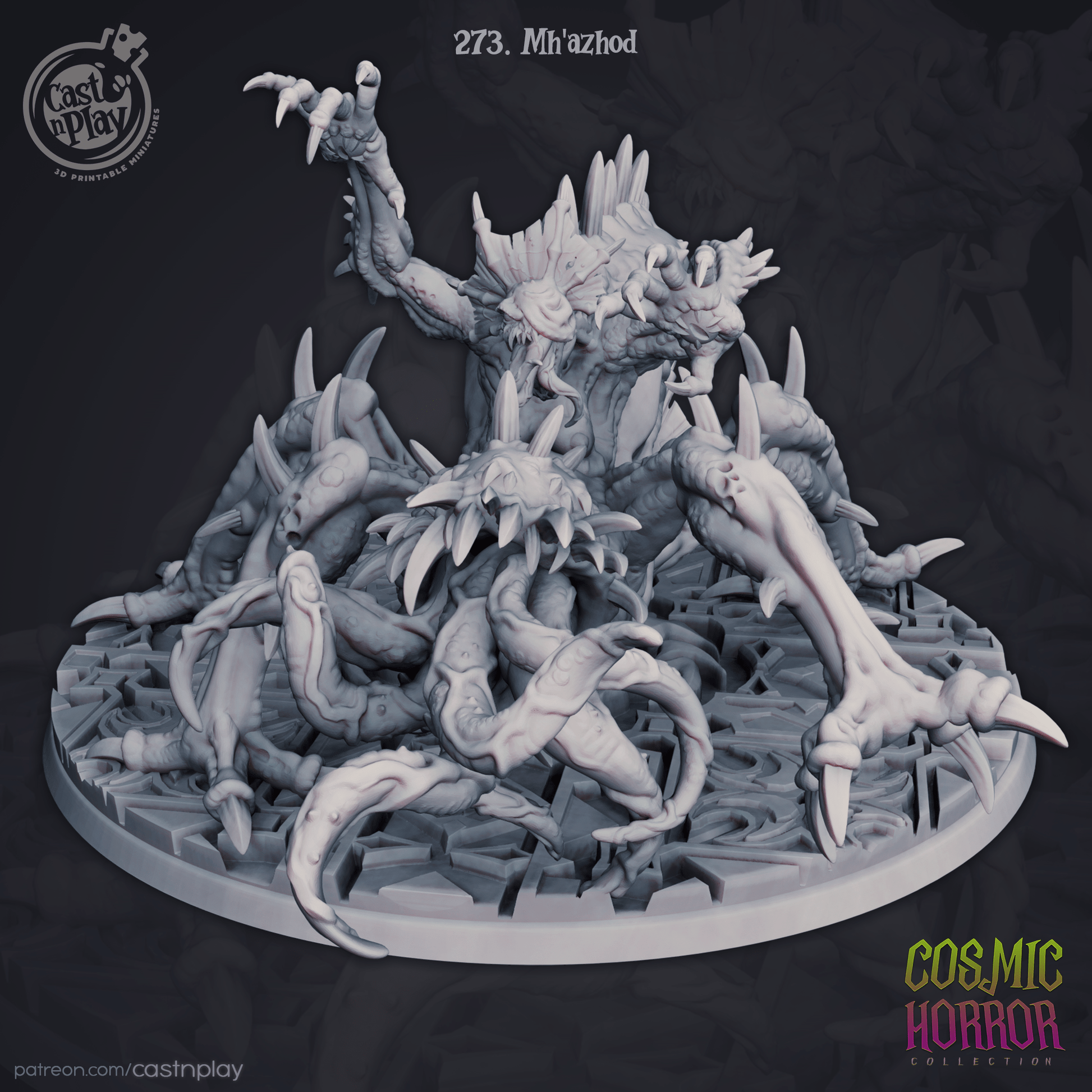 My'azhod Cast N Play, Cosmic Horror, Resin Miniature