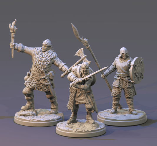 Saxon Invaders Clay Cyanide, Resin Miniature, The Legends of King Arthur