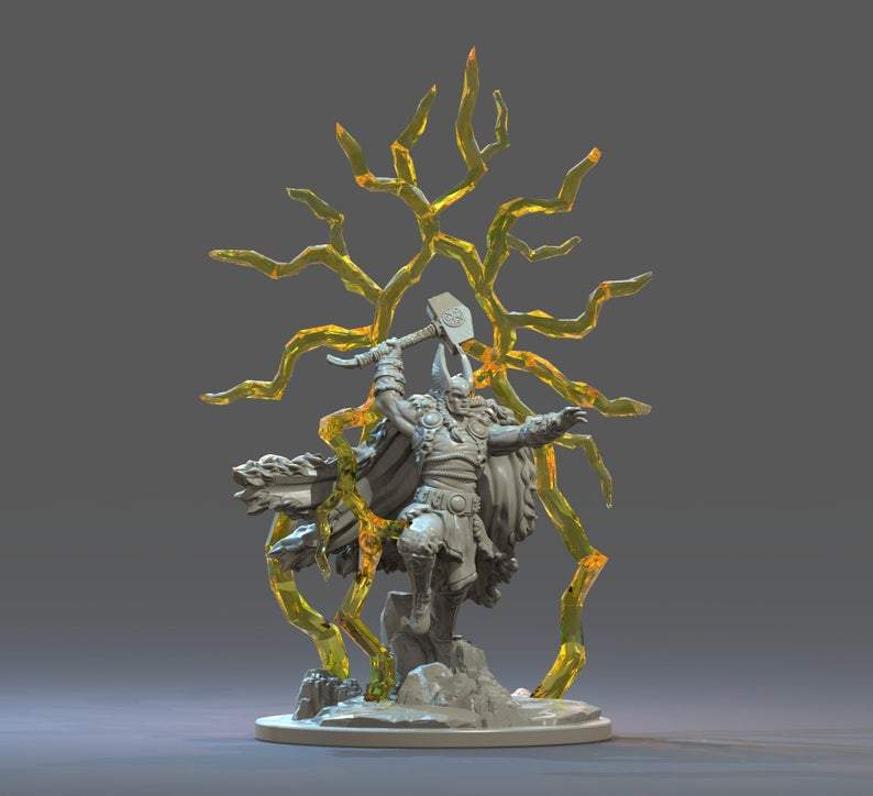 THOR Clay Cyanide, Norse Mythology, Resin Miniature