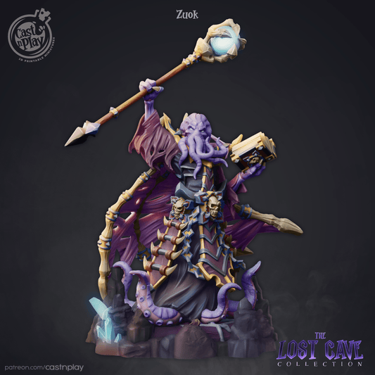 Zuok Cast N Play, Resin Miniature, The Lost Cave