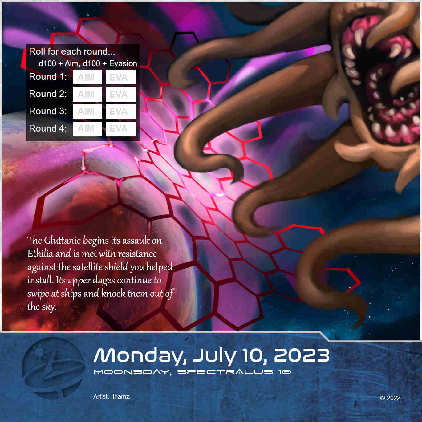 2023 Quest Calendar Voidspark Chronicles with Hero Book