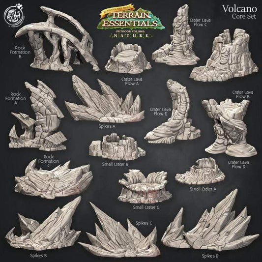 Volcano Terrain Set